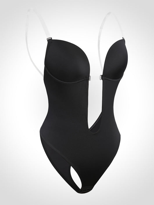 Madeline - Shapewear Bodysuit Backless - U-Shape - Bella Fit USBlackS
