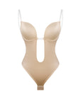 Madeline - Shapewear Bodysuit Backless - U-Shape - Bella Fit USBeigeS