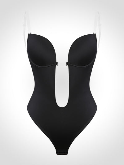 Madeline - Shapewear Bodysuit Backless - U-Shape - Bella Fit USBlackS