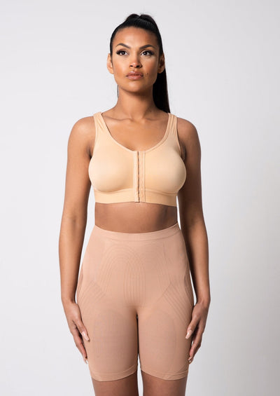 Melany - High Waist Seamless Panty Shaper Slimming Waist - Bella Fit USXS/SBeige