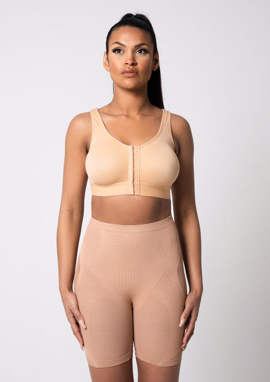 Melany - High Waist Seamless Panty Shaper Slimming Waist - Bella Fit USXS/SBeige