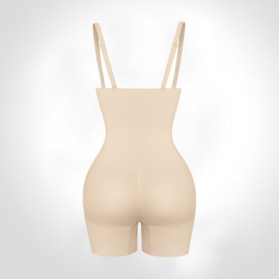 Michelle - Eco-friendly Seamless High-Waisted Tummy Control Short - Bella Fit USXS/SBeige