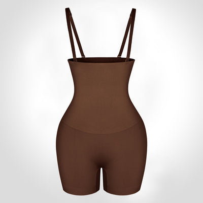 Michelle - Eco-friendly Seamless High-Waisted Tummy Control Short - Bella Fit USXS/SBeige