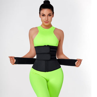Noa - Three Belts Latex Waist Trainer - Bella Fit USS
