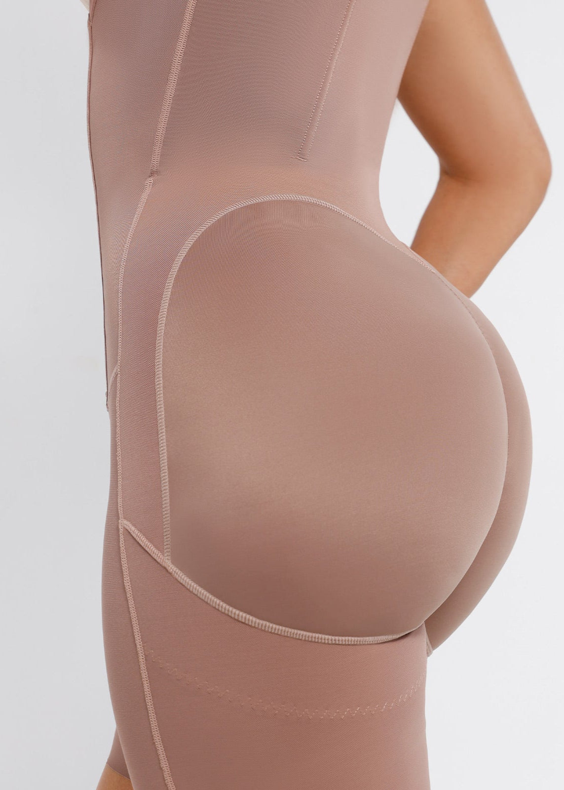 Rebecca 2.0 - Post - Surgery U - Shaped Bust Support Shapewear with Waist and Abdomen Control - Bella Fit USBlackS