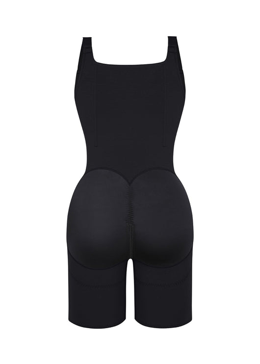 Rebecca 2.0 - Post - Surgery U - Shaped Bust Support Shapewear with Waist and Abdomen Control - Bella Fit USBlackS