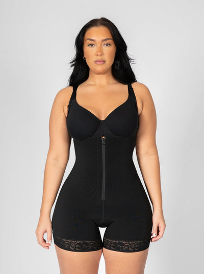 Rebecca - Open Bust Control Body Shaper - Bella Fit USBlackXS