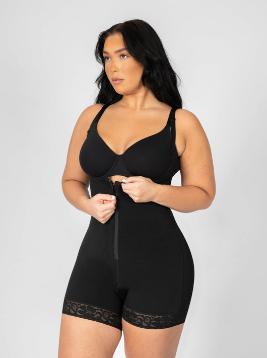 Rebecca - Open Bust Control Body Shaper - Bella Fit USBlackXS