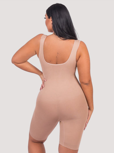 Sienna - Shaping All-In-One Tank Bodysuit - Bella Fit USXS/SBeige
