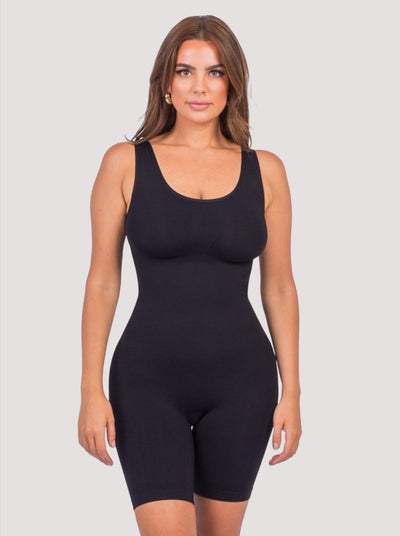 Sienna - Shaping All-In-One Tank Bodysuit - Bella Fit USXS/SBlack