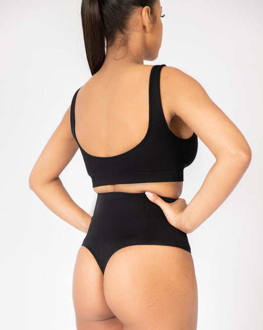 Stella - Corrective Thong - 4 Steel Bones - Bella Fit USBlackS