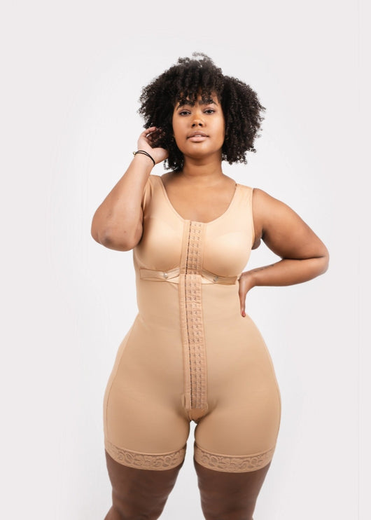 Tess - Compressing Full Body & Bust Suit - Bella Fit USSBeige