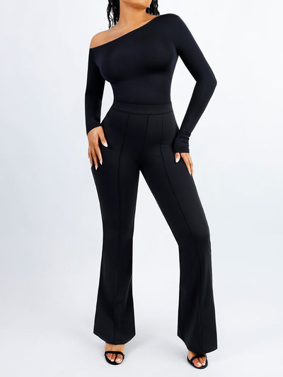 Flare Broek Shapewear Pants Afslanken Slanke Taille 