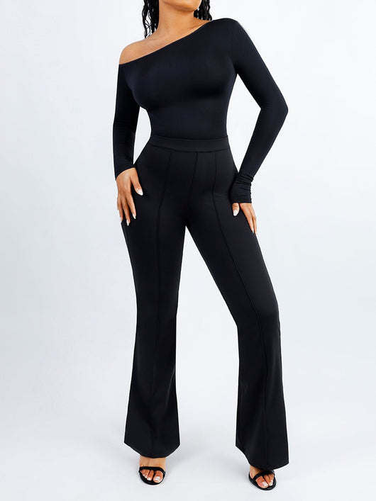 Flare Broek Shapewear Pants Afslanken Slanke Taille 