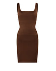 Valencia - Built-In 360° Contour Midi Shaping Dress - Bella Fit USXS/SBlack