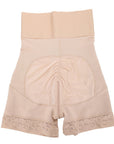 Valentina 2.0 - Boned Sculpt High-Waist BBL Shorts - Bella Fit USBeigeS