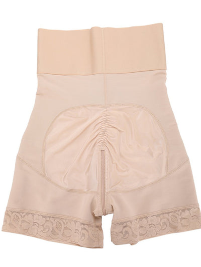 Valentina 2.0 - Boned Sculpt High-Waist BBL Shorts - Bella Fit USBeigeS