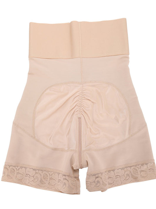 Valentina 2.0 - Boned Sculpt High-Waist BBL Shorts - Bella Fit USBeigeS