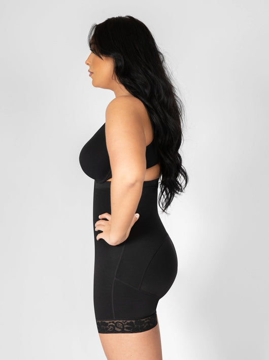 Valentina Hook Front High Waist Body Shaper - Bella Fit USSBlack