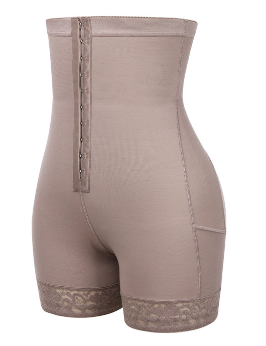 Valentina Hook Front High Waist Body Shaper - Bella Fit USXSTaupe