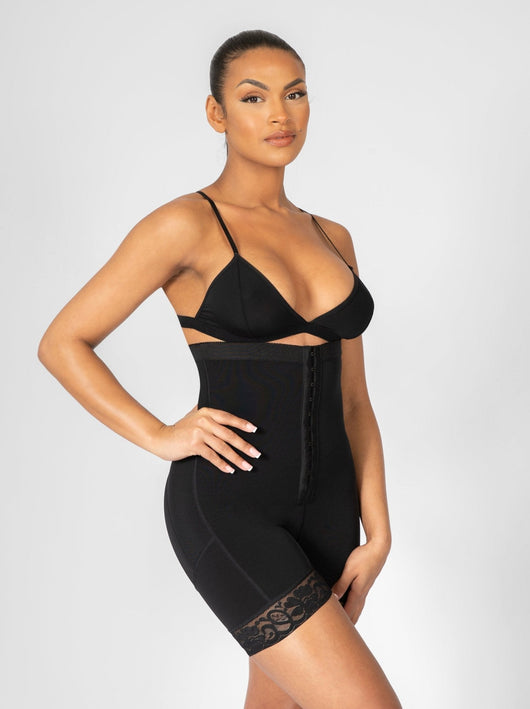 Valentina Hook Front High Waist Body Shaper - Bella Fit USSBlack