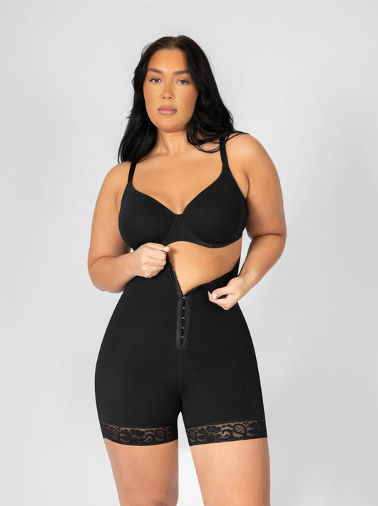 Valentina Hook Front High Waist Body Shaper - Bella Fit USSBlack